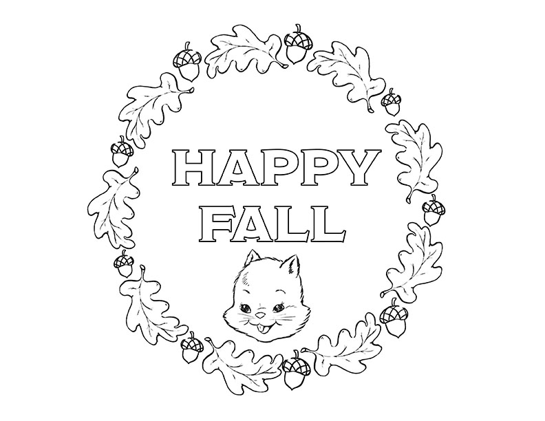 5 Fall Leaves Coloring Pages & More ...