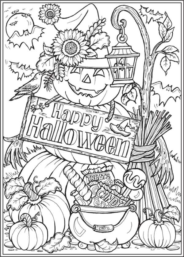 Halloween Coloring Pages – Stamping