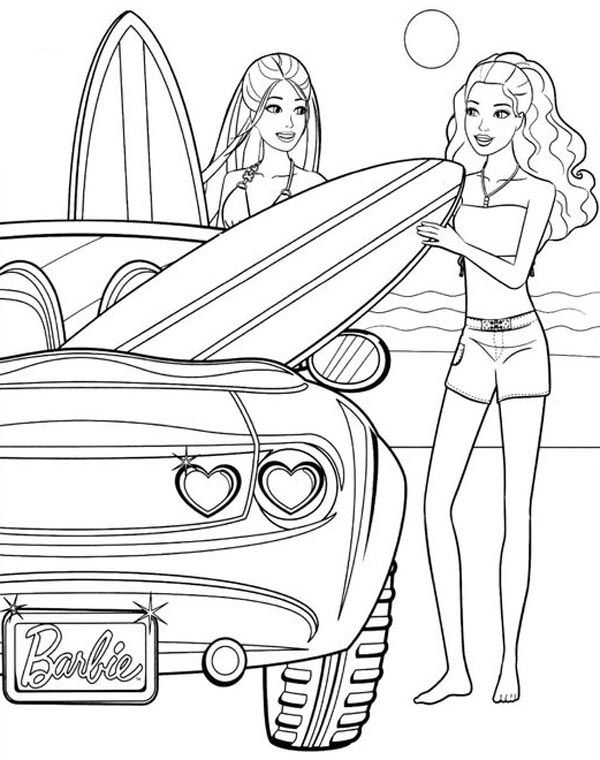 Barbie coloring pages ...