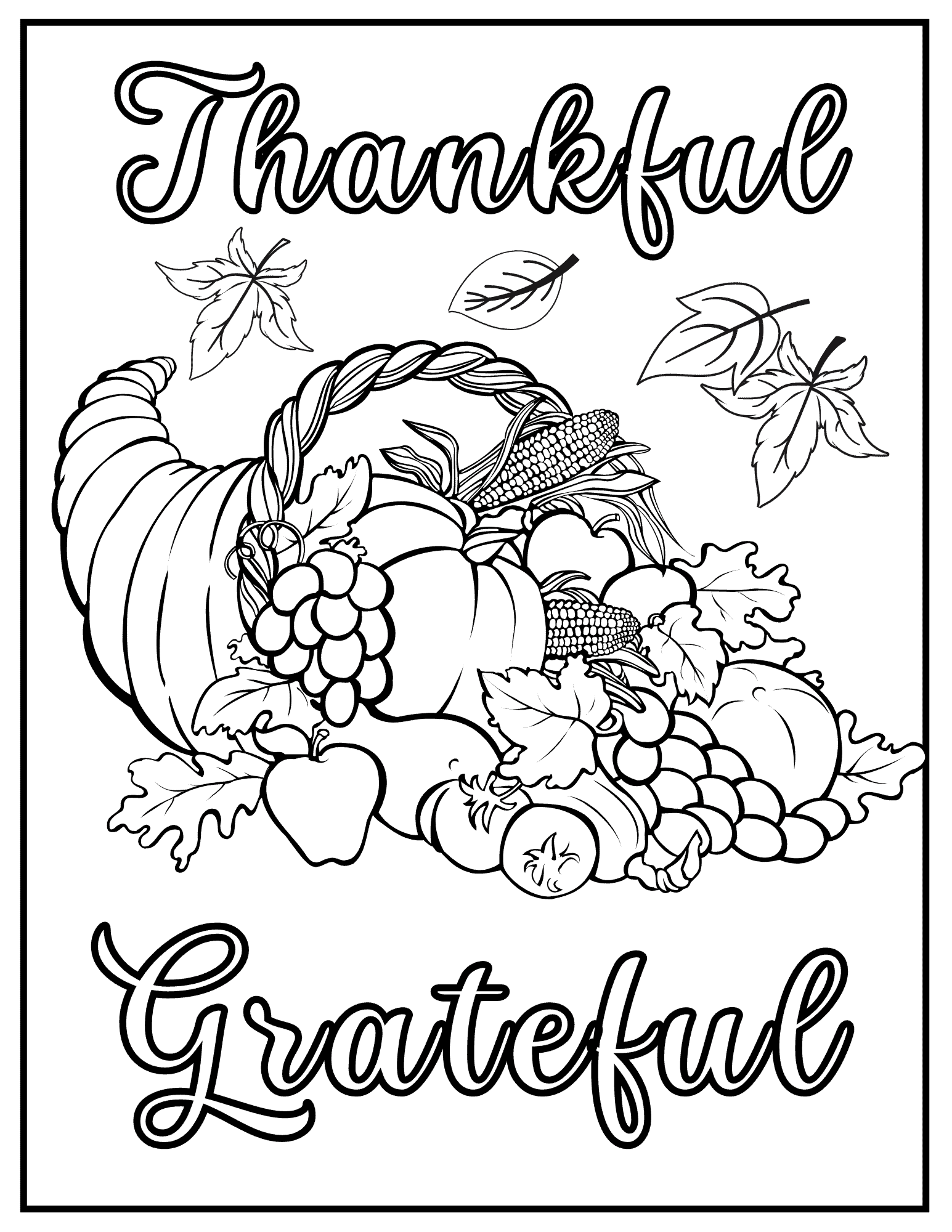 30 Free Printable Fall Coloring Pages ...