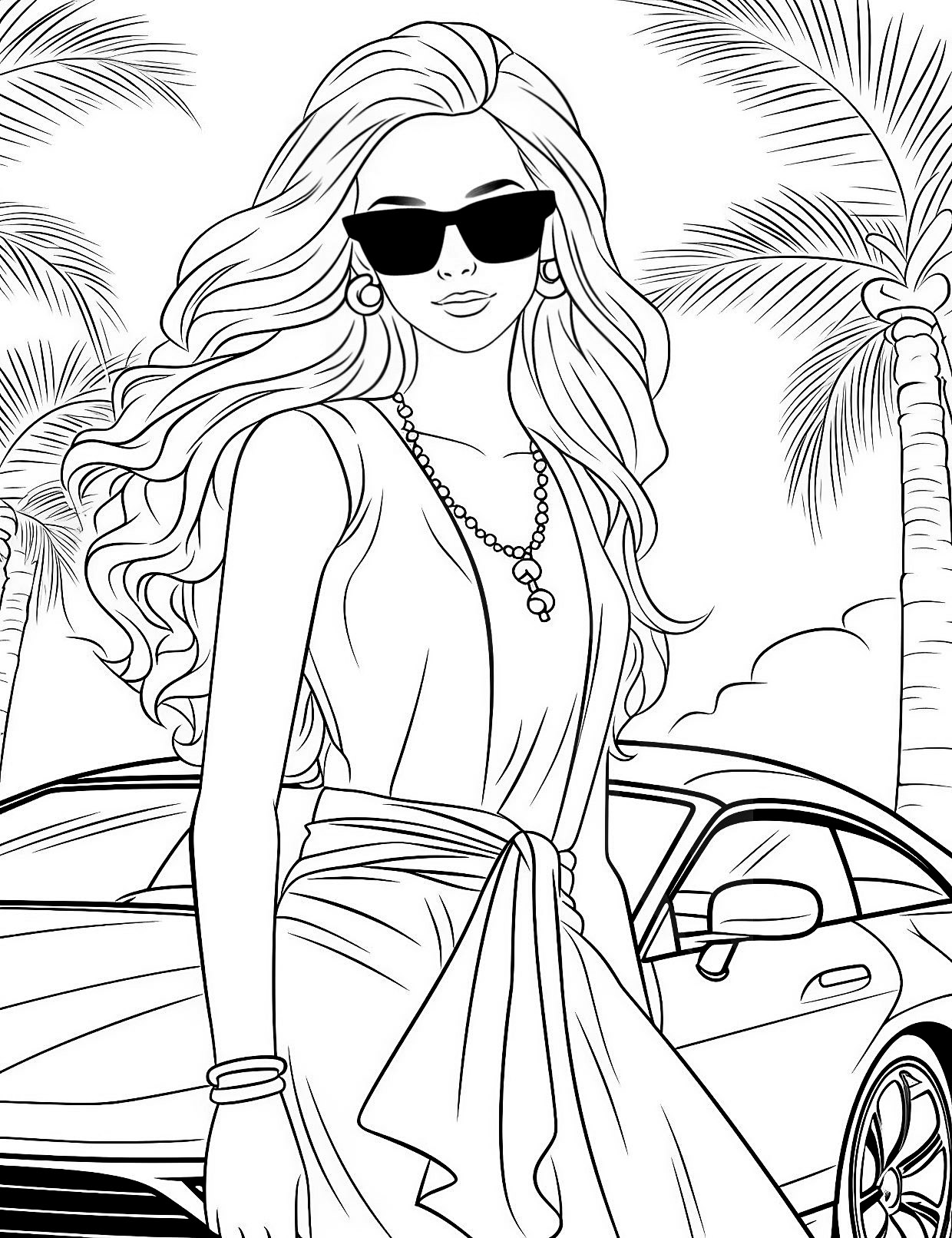 48 Barbie Coloring Pages For Kids And ...
