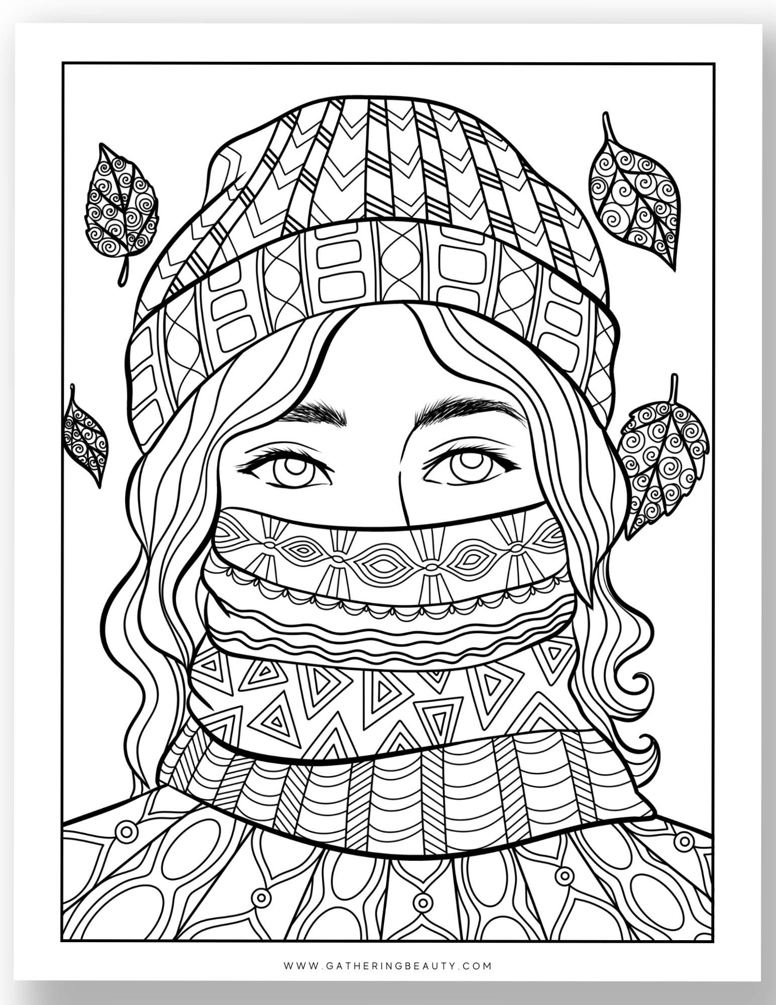 Free Fall Colouring Pages For Adults ...