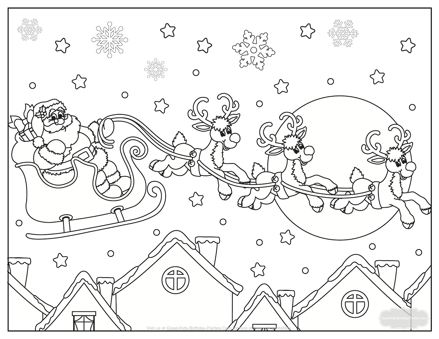Christmas coloring pages ...